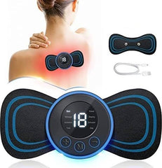 Electric Neck Massager EMS Cervical Massage Patch for Muscle Pain Relief and Shoulder Relaxation Wireless Portable Neck Massage