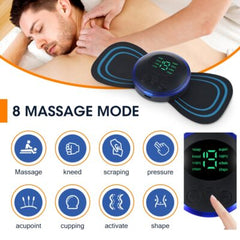 Electric Neck Massager EMS Cervical Massage Patch for Muscle Pain Relief and Shoulder Relaxation Wireless Portable Neck Massage