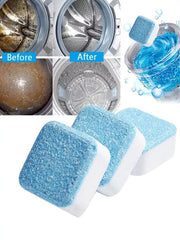 12 Pcs Washing Machine Cleaner Effervescent Tablet, Deep Cleaning Washing Deodorant, Washing Machine Cleaner Descale
