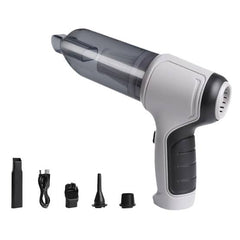 Mini Vacuum Cleaner for Car, Wireless Handheld Vacuum Cleaner, Strong Suction Hand Car Vacuum Cleaner, Portable Vacuum Cleaner for Home, Car, Office (Grey)